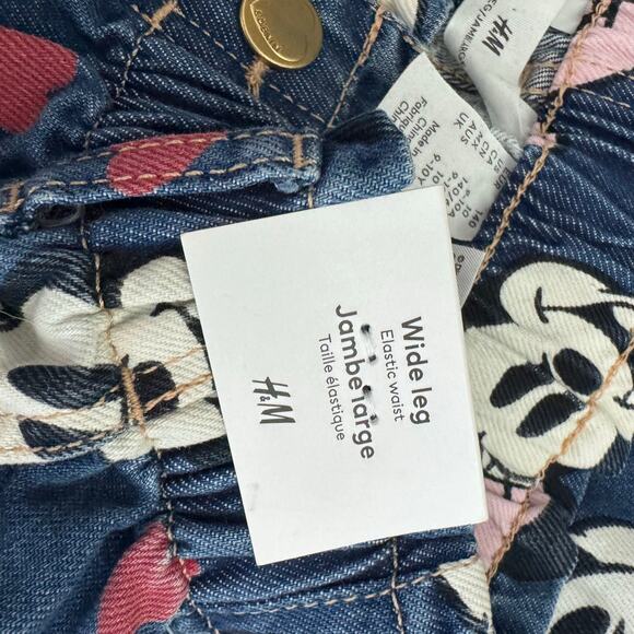 NWT H&M Kids - Wide leg Jeans Minnie Mouse size 10 - Picture 8 of 8